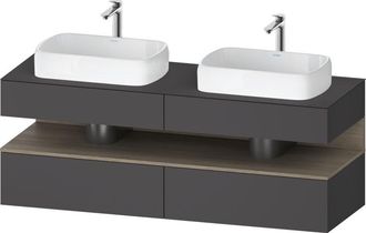 Duravit Qatego Consola Mueble Bajo Lavabo, 2 Extensiones, 2 - Duravit
