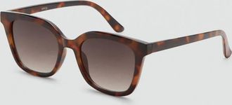 Mango Occhiali da sole montatura quadrata cioccolato - Donna - Taglia unica - MANGO