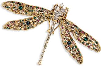 Kenneth Jay Lane Spilla Dragonfly - Oro