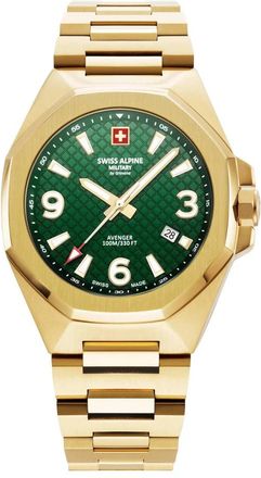 Swiss Alpine Military 7005.1114 Avenger - Heren - Horloges - Geel - ONE Size - Accessoires
