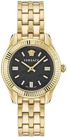 Versace Gold Stainless Steel Dress Womens Watch