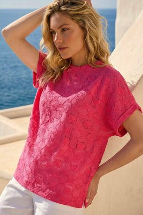 Roman Textured Boxy Tee