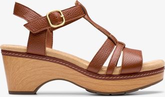 Clarks Seannah Madi Tan Sandalen