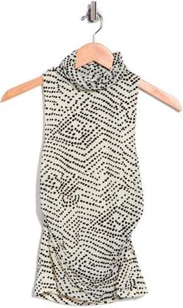 Diane Von F&uuml;rstenberg Frances Top in Batik Dot Ivory/Black at Nordstrom Rack, Size Xx-Small