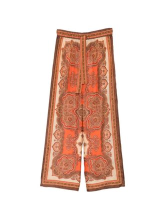 Zimmermann Orange Loose Pant
