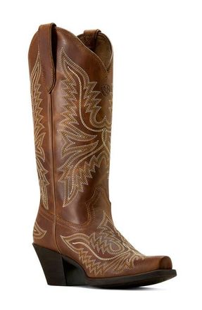 Ariat Round Up Collins Western Boot in Smoked Wheat at Nordstrom, Size 5.5