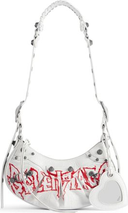 Balenciaga (WMNS) Balenciaga Le Cagole Xs Shoulder Bag Diy Metal White 6713092AAXE9066