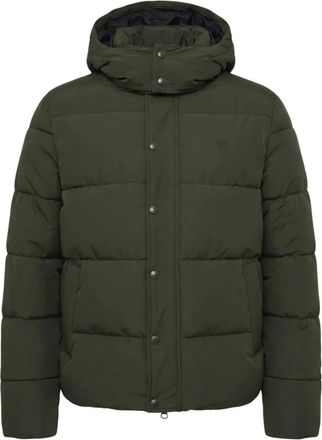 Superdry Piumino Premium con Cappuccio - - Jackets - Uomo - Verde - L