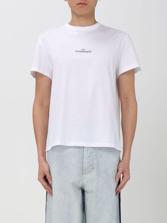 Maison Margiela T-shirt in cotone con mini logo Maison Margiela