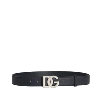 Dolce & Gabbana Calfskin Belt - male - Dolce & Gabbana - Belts - Blue - 105 CM - Accessories