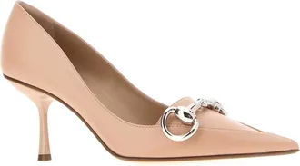 Gucci Womens Leather With Metal Hardware Pump Pink