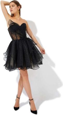 Iris Serban Vestido de c&oacute;ctel Skyla - Dresses - Mujer - Negro - M