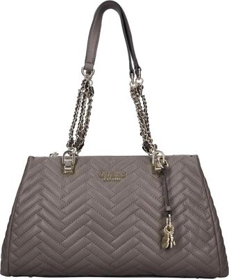 Guess Tassen, Dames, Grijs, ONE Size, Leer, Guess Tassen