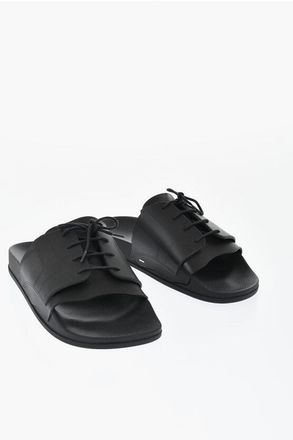 Maison Margiela MM22 Rubber Slides With Lace-Up Design size 35