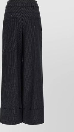 Fendi pinstripe wide-leg trousers