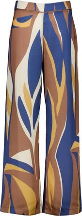 Nenette Pantalons Eter - Dames - Wijde Broeken - Bruin - XS - Broeken