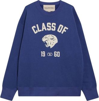 Valentino Hombre, Sudaderas, Azul, Talla: L