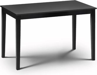 Julian Bowen Taku Dining Table 1.1m - Black - Julian Bowen | TJ Hughes