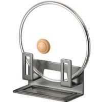 OEM Soporte De Pared Para Tapas De Ollas, Soporte De Doble Capa Para Tapas De Ollas Con Bandeja De Goteo, Estante De Almacenamiento De Tapas De Ollas Para