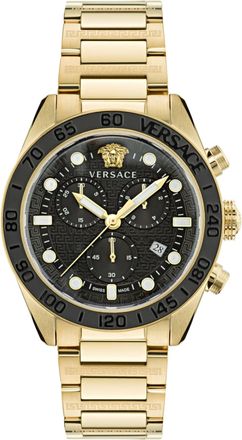 Versace Greca Dome Chrono Bracelet Watch