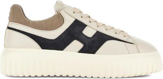 Hogan H-Stripes sneakers met plateauzool - Beige