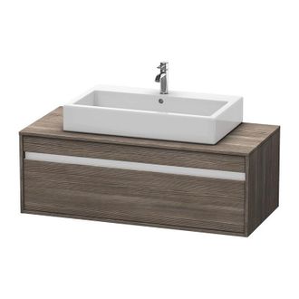 Duravit Duravit Ketho M&oacute;dulo Mural 6696, 1 Extra&iacute;ble, 1200mm, Para 1 Lavabo De Montaje Superior, C&eacute;ntrico, Color (frente/cuerpo): Pino Terra Decor - Kt6696051