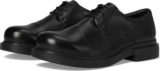 Ecco Seoul Plain Toe Oxford Mens Lace Up Wing Tip Shoes Black : EU 45 (US Mens 11-11.5) M, Leather