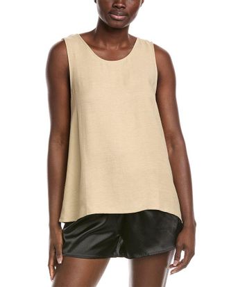 Hanro Hanro Relaxed Linen-Blend Tank Top