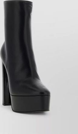 Le Silla leather platform ankle boots