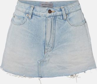 Balenciaga Falda pantal&oacute;n de denim