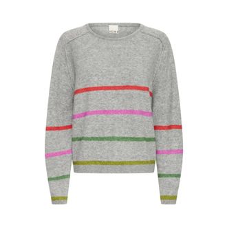 Ichi IHDasila LS4 Punto Redondo - Knitwear - Mujer - Multicolor - XS