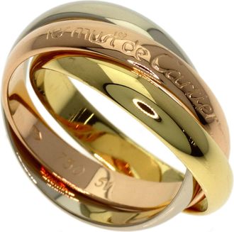 Cartier Yellow Gold (18K) Pink Gold (18K) White Gold (18K) Band Ring (Pre-Owned)