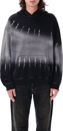 Diesel Black Tie-Dye Hoodie