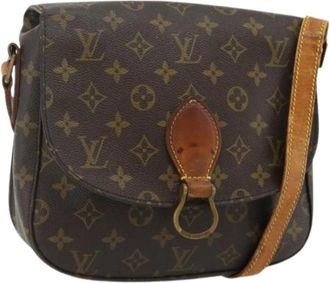 Louis Vuitton Pre-owned Cross Body Bags, female, Brown, Size: ONE SIZE Pre-owned Saint Cloud Shoulder Bag