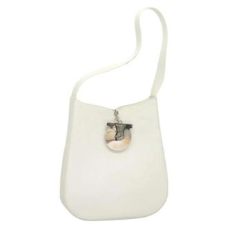 Ferragamo Tweedehands leren handtassen - Dames - Pre-owned - Wit - Maat: ONE Size Leer