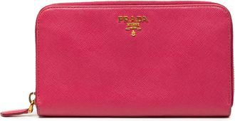 Prada Pre-owned Prada Saffiano Zip Around Long Wallet Ladies 3N6WYSC0F3MCP5AR