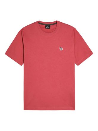 Paul Smith zebra-embroidered T-shirt - Pink
