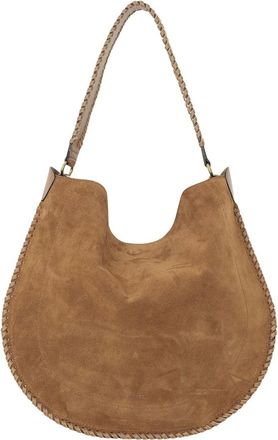 Isabel Marant Tassen, Dames, Bruin, ONE Size, Leer, Oskan Hobo Soft
