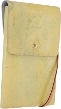 Louis Vuitton Pre-owned Walker Wallet - Dames - Vintage Schoudertas - Beige - ONE Size - Leer - Vintage