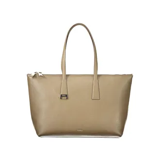 Furla Green Leather Womens Handbag