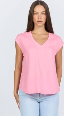 Dear John Denim Yanis Top In Pink Lemonade