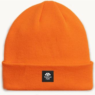 Turtle Fur Explorer Cuffed Beanie in Blaze at Nordstrom