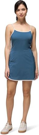 Prana Railay Scallop Dress Womens Dress Bluff Blue : LG (Womens 12-14)