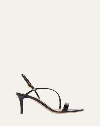 Gianvito Rossi 70mm Patent Leather Sandals