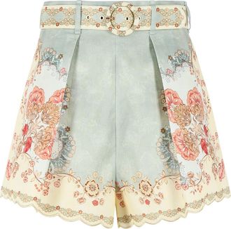 Zimmermann Mehrfarbige Leinenshorts Daylight von Zimmermann