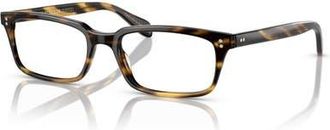 Oliver Peoples 53mm Rectangle optical glasses in Black at Nordstrom