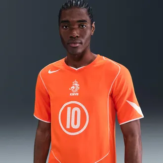 Nike Ruud van Nistelrooy Netherlands 2004 Total 90 Reissue Nike Mens Soccer Replica Jersey in Orange | IF2942-819