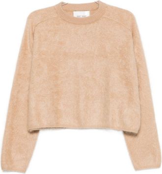Soft Goat Jersey de cuello redondo de lana de cabra suave