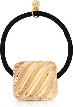 Ettika Shiny Square Ponytail Holder in Gold at Nordstrom