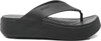 Crocs Getaway platform flip-flops - unisex - Thermoplastic/Thermoplastic/Thermoplastic - 6 - Black